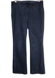 Soft Surroundings Ultimate Flare Pull On Jeans Womens Size Medium Stretch