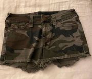 Camo Jean Shorts