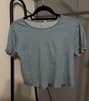 Blue and white Stripe T-shirt