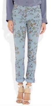 NWOT Citizens of Humanity High Waist Floral Jeans