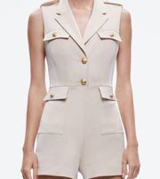 Alice + Olivia Almond Romper. NWT. Size 12.