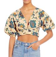 Revolve A.L.C Printed Rylan Crop Top