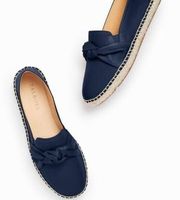 Talbots IZZY KNOT NAPPA ESPADRILLES Size 6.5