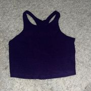 Purple Cropped Tank Size Large