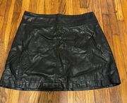 Leather Skirt