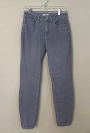 Women’s  Jamie Colored Skinny Jeans Gray Size 27