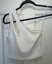 Princess Polly White Crop Top