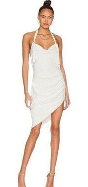 Amanda Uprichard Maxwell Dress in Ivory Small New Womens Cocktail