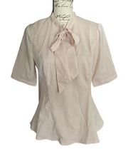 Allegra K Pale Pink Blouse Small NWT