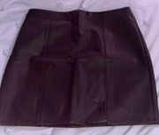 Forever 21 Leather Skirt