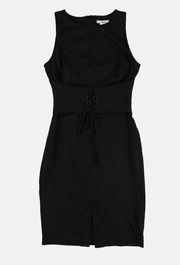 Bar III Black Sleeveless Corset Bodycon Dress Women's XL