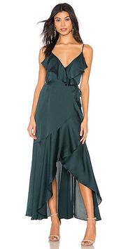 NWT Bias Frill Emerald Dress