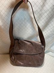 Reaction Leather Brown Handbag