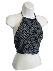 Bora Bora Day Terno Tie Backless Halter Top Size S NWT