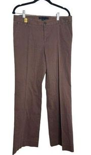 Marc By Marc Jacobs Brown Straight Leg Pants SIZE 10