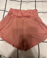 light pink athletic shorts