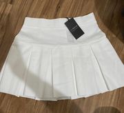 Lioness White Tennis Skirt