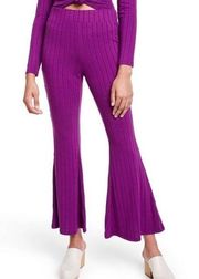 NWT Victor Glemaud x Target L Purple High Rise Flare Knit Pants! 💥💥