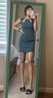 Gray Linen Dress