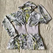 Rocawear Graffiti Print Zip Up Windbreaker Jacket