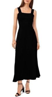 NEW Vince Camuto Womens Rich Black Panel Long Maxi Tank Dress - Large / L