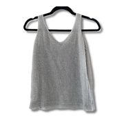 Amanda Smith Silver Glitter Tanktop