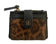 LEOPARD PRINT CREDIT CARD PHOTO ID CASE