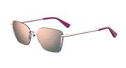 Moschino MOS054/S 35J0J Pink Metal Square Sunglasses Women’s Sz 56-16-140