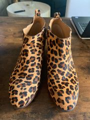 Jcrew Booties Cheetah