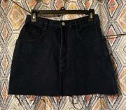 vintage jordache jean skirt