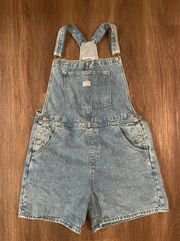 Denim Shorts Overalls