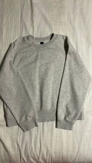 gray crewneck