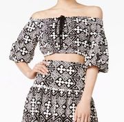 Mare Mare Jorah Off-The-Shoulder Crop Top