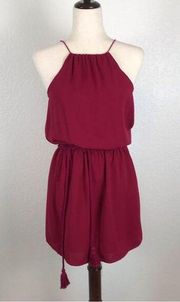 Jack by BB Dakota garnet tassel mini dress XS