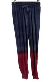 Ava + Esme Navy Tie Dye Jogger Size Medium New