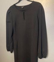 Ann Taylor Classic Black Long Sleeve Dress​