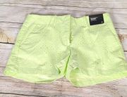 The New York & Co green Gramercy chino shorts size 2