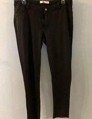 Womens  Black Stretch Pants Straight Leg Size 12