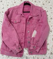 Pink Jean Jacket