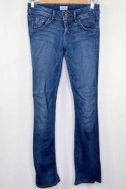 Hudson Blue Stretch Denim Signature Bootcut Jeans