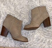 Splendid nude suede booties size 7.5!