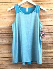 Fila Sport Melange Mesh Inset Athletic Workout Tank Size Small NWT