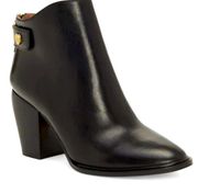 Louise et Cie Women's Boots Thisbe Black Leather Heeled Ankle Size 7.5