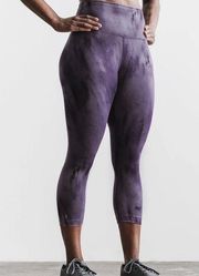 No Bull NWT Nightshade Plum Tie-Dye High Rise Matte Tight 21'' Leggings Sz XS