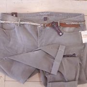 Women's GV Crop Stretch Jeans 24W Vintage Gray