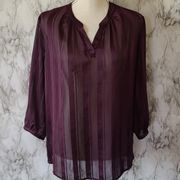 I Heart Ronson blouse size large