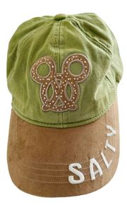 Disneyland Pretzel  Hat green beige adult size