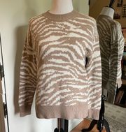 Christian Siriano XS Zebra Sweater 