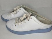 Rag & Bone RB1 Leather Mule Sneakers White/Blue Size 37.5