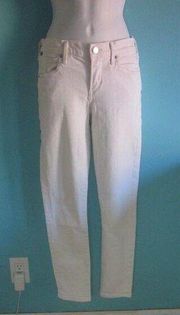 Citizens of Humanity White Jeans Size 24  Avedon Ankle Skinny